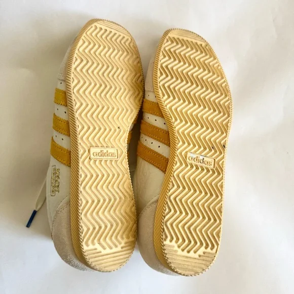 ADIDAS Originals Japan Suede-Trimmed Perforated Leather Sneakers Women's Size 7 - Picture 10 of 16